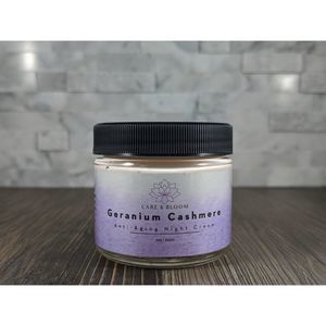 Geranium Cashmere Anti-Aging Night Cream 2 oz